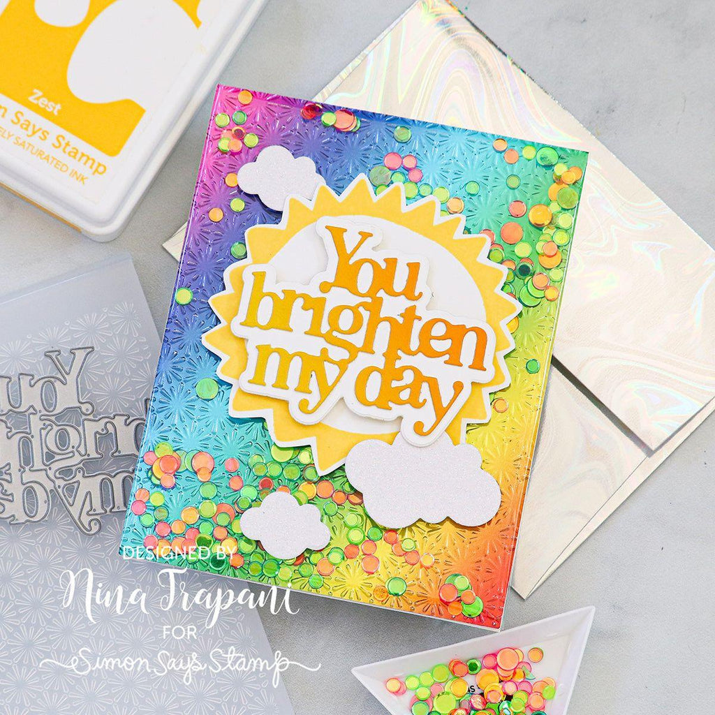 Simon Says Stamp Mermaid Tail Embellishment Mix 0624mt Sunny Vibes Sunny Card | color-code:ALT01