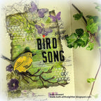 Tim Holtz MINI STENCIL SET 5 MST005 yellow bird | color-code:ALT03