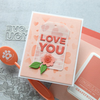 CZ Design Clear Stamp Noted Tag cz64c Smitten Love Card | color-code:ALT01