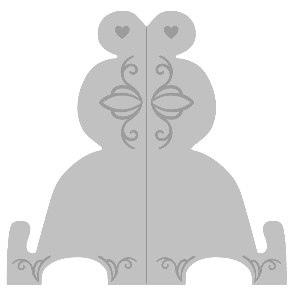 Honey Bee Ornate Card Stand Dies hbds-orncds Detailed Product View