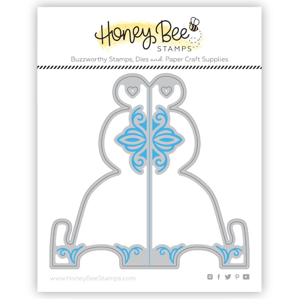 Honey Bee Ornate Card Stand Dies hbds-orncds Alternate View