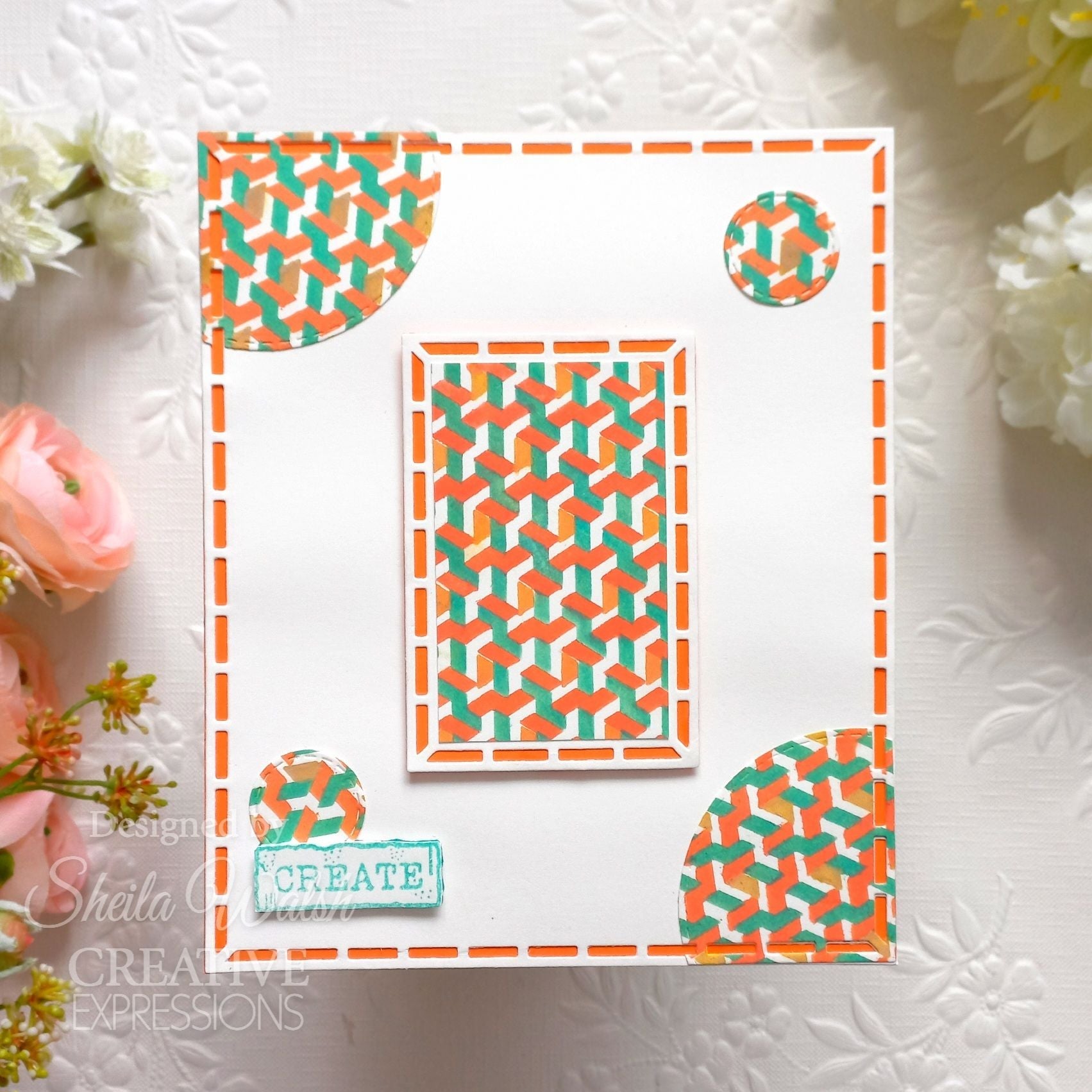 Creative Expressions Chaotic Order Mini Stencils cemlscha create