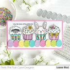 Pretty Pink Posh Easter Cupcakes Clear Stamp and Die Set sheep