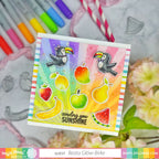 Waffle Flower Fruity Clear Stamps 421451 sending you sunshine