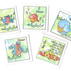 AALL & Create Plenty of Fish A7 Clear Stamps aall858 whale