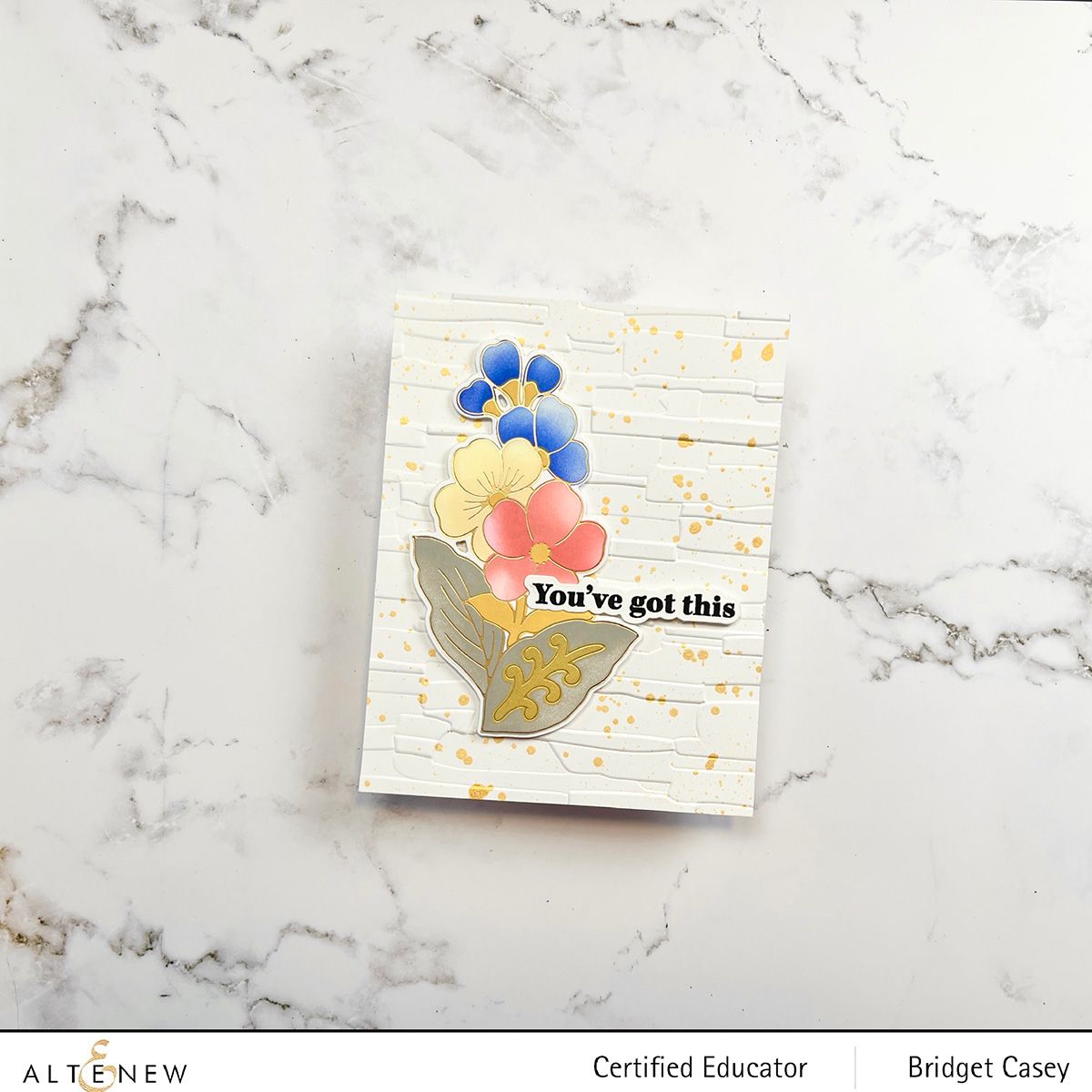 Altenew Spark Joy Decorative Flowers Add On Dies ALT7790 three