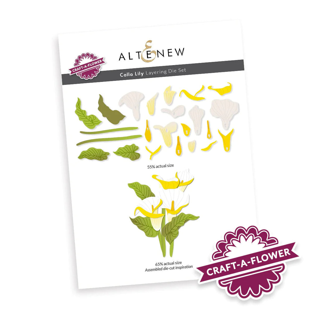 Altenew Craft A Flower Calla Lily Layering Dies alt8586