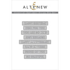 Altenew ESSENTIAL SENTIMENT STRIPS 3D Dies ALT4549