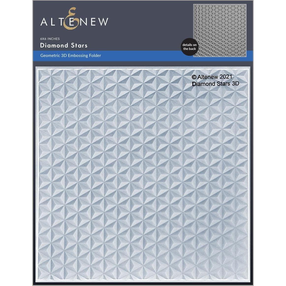 Altenew DIAMOND STARS 3D Embossing Folder ALT4869