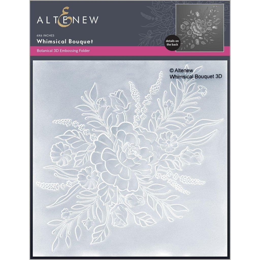 Altenew WHIMSICAL BOUQUET 3D Embossing Folder ALT6210