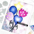 Pretty Pink Posh Party Balloons Dies party time | color-code:ALT02