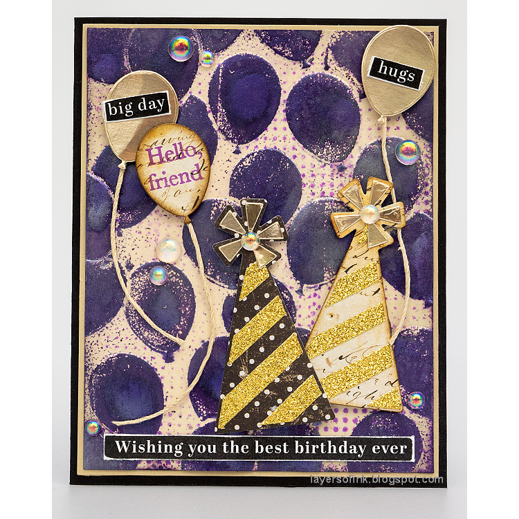 Simon Says Stamp Party Hat Wafer Dies sssd112879 Stamptember Birthday Card | color-code:ALT03