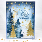 Simon Says Stamp Sparkle Paste Gold st0183 And Everything Nice Christmas Card | color-code:ALT01