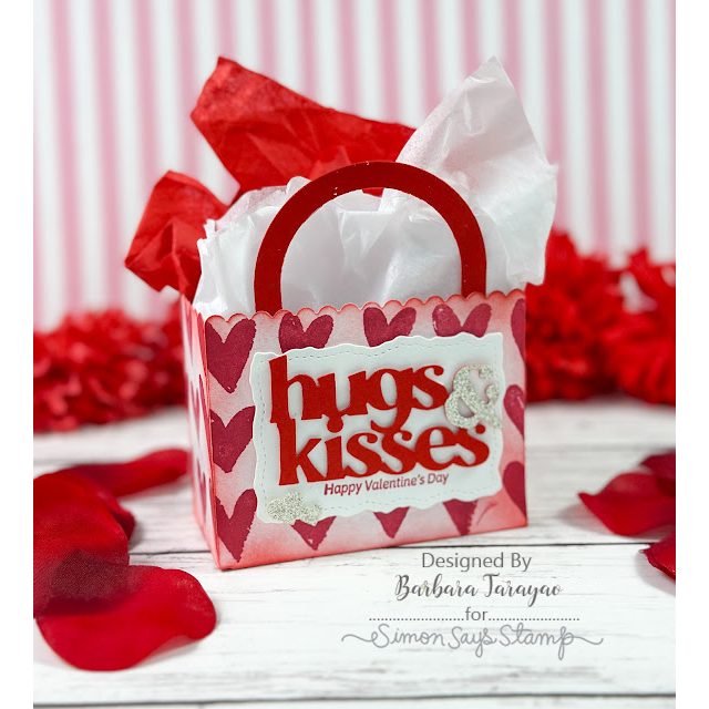 Simon Says Stamp Gift Bag Wafer Dies 1035sd Splendor Valentine's Day Gift Bag | color-code:ALT10