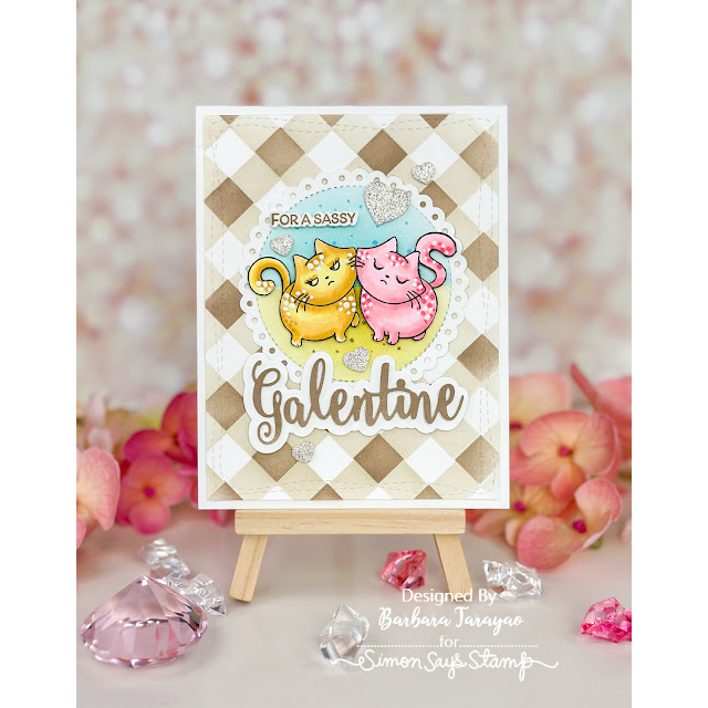 Simon Says Stamp Galentine Wafer Dies 1536sd Heart to Heart Galentine Card | color-code:ALT01