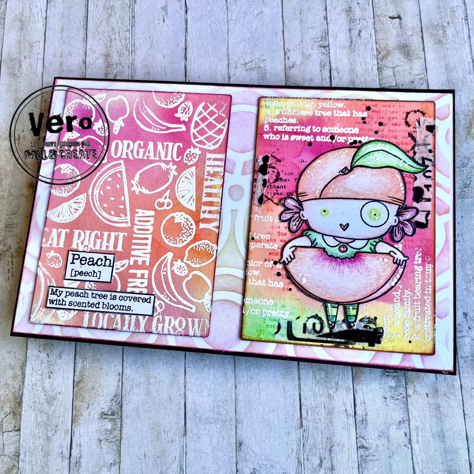 AALL & Create Smoothitastic A7 Clear Stamp 1033 peach