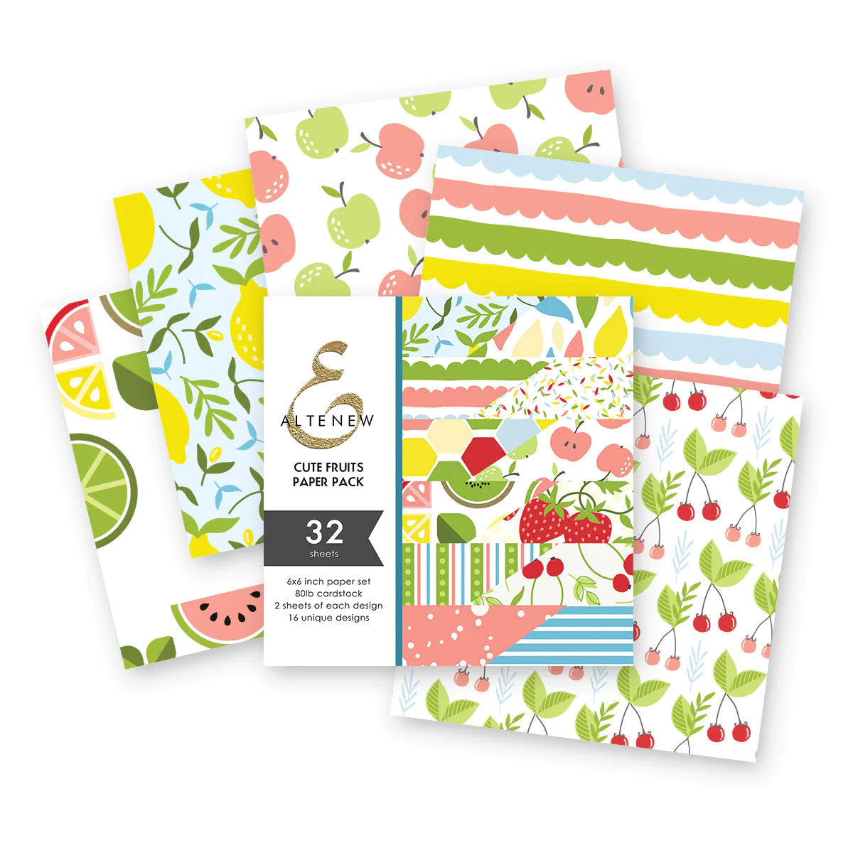 Altenew Cute Fruits 6x6 inch Paper Pack ALT7999