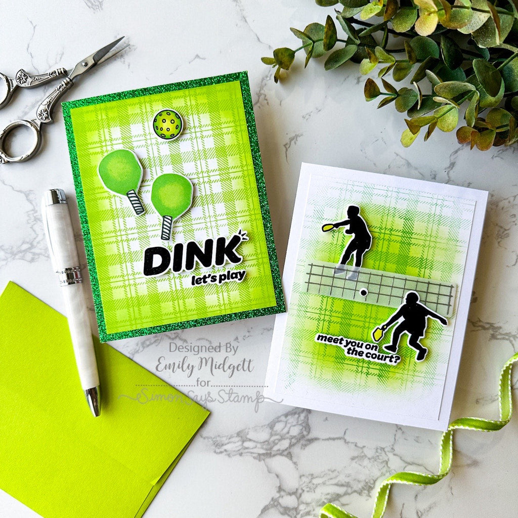 Simon Says Stamp Pickleball Wafer Dies 1033sdc Be Bold Card Set | color-code:ALT01