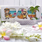 Whimsy Stamps Just Beachy 8.5 x 3.5 inch Slimline Papers wsdps22
