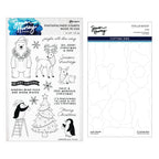 Ranger Simon Hurley Polar Friends Clear Stamps And Dies Bundle