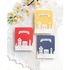 Simon Says Stamp SMALL FOLDED BANNERS Wafer Dies S137 Card Set | color-code:ALT01