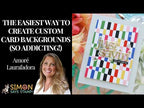 CZ Design Just Sayin Wafer Dies czd278c DieCember The Easiest Way to Create Custom Card Backgrounds (So Addicting!) Laura Bassen