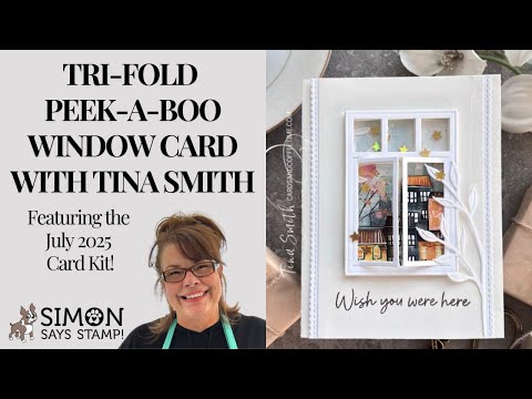 Simon Says Stamp Card Kit of the Month July 2025 Through the Window ck0725