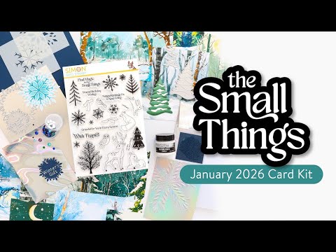 Simon Says Stamp Card Kit of the Month January 2026 The Small Things ck0126