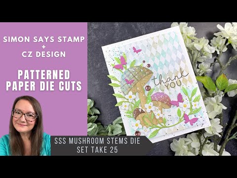 CZ Design Clear Stamps Thank You Basics cz393c Rain or Shine