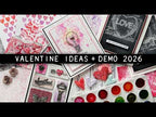 Tim Holtz Distress Mini Ink Pad Tattered Rose Ranger TDP40224 Valentine Ideas Video