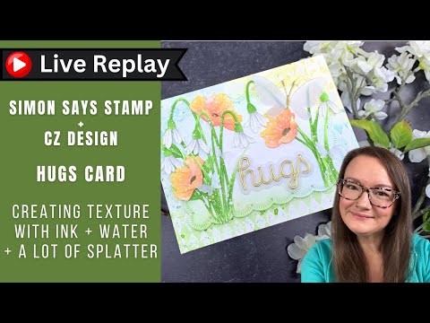 Simon Says Stamp Pretty Poppies Wafer Dies s998 Rain or Shine