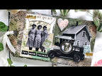 Tim Holtz Distress Foundry Wax Kit 2 Ranger tdak80442 Mixed Media Tag Project Video