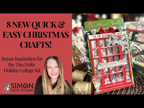 Tim Holtz Distress Mini Ink Pad Iced Spruce Ranger TDP40019 Christmas Crafts Video