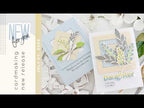 CZ Design Stamps and Dies Number 1 Words Bundle set1309no Every Happiness Tina Smith Card 1: FLORAL STAMPING - Card 2: DESK LEFTOVERS