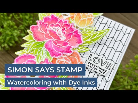 Simon Says Clear Stamps DELICATE FLOWERS sss201900 *