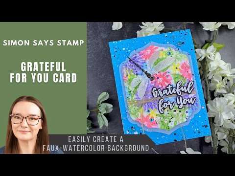 Simon Says Stamp Card Kit of the Month March 2026 Watercolor Bouquet ck0326