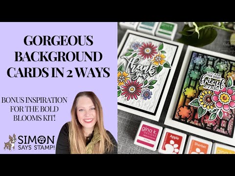 Simon Says Stamp Gina K Designs Bold Blooms Class Bundle