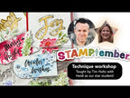 Ranger Tim Holtz Mini Spray Bottles ink83405 Festive Workshop Video