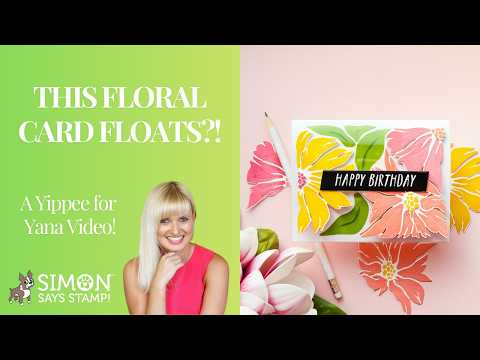 Simon Says Stamp Friendly Blossoms Wafer Dies 1562sdc In My Heart This Floral Card Floats?! 🌸 Clear Base Technique You’ll Love Yana Smakula