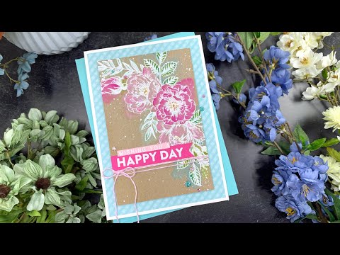 Simon Says Clear Stamps BEAUTIFUL FLOWERS sss101826