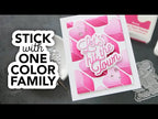 Simon Says Stencils and Dies Love City set1135lc Heart to Heart Cathy Zielske Let's Hit the Town Card