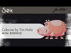 Tim Holtz Sizzix Bernice Mini Colorize Thinlits Dies 667222 video