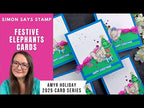 Simon Says Stamps and Dies Festive Elephants set897fe