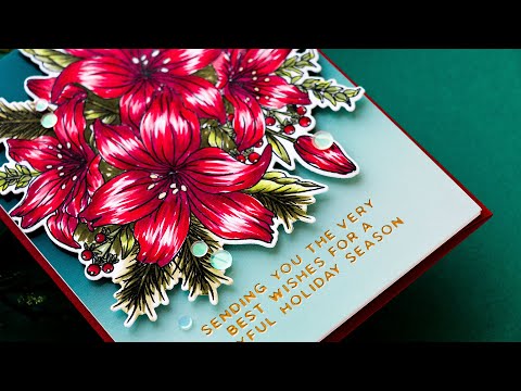 Simon Says Stamps and Dies Festive Bouquets All the Joy