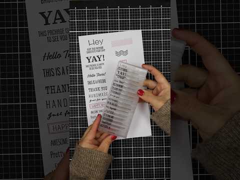 Bibi Cameron Happy Mail Clear Stamps cu-bb61625 Unboxing Video