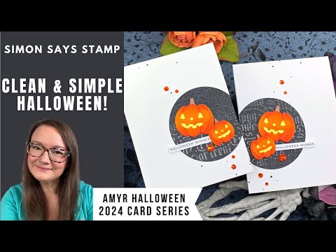 Simon Says Stamp Jolly Pumpkins Wafer Dies s969 Sweet Wishes