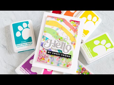 Simon Says Stamp Sentiment Strips Reverse Bold Hello sssg131135 Dear Friend