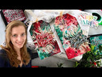 Tim Holtz Distress Festive Berries Ink Pad And Reinker Bundle Ranger Christmas Tags Video