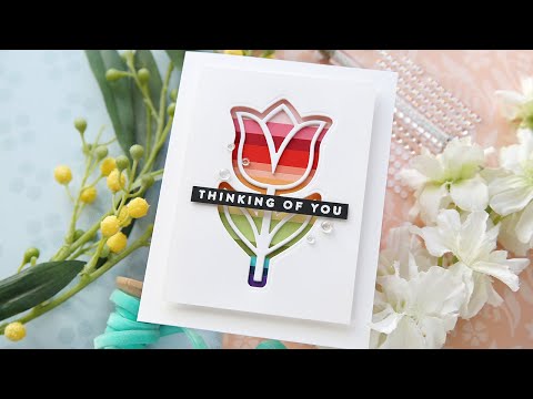 Simon Says Stamp Tulip Stem Wafer Dies 1036sdc Splendor