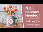 Katy Sue Designs Watering Can Blossoms and Blooms Card Making Kit 17-10081wcf video